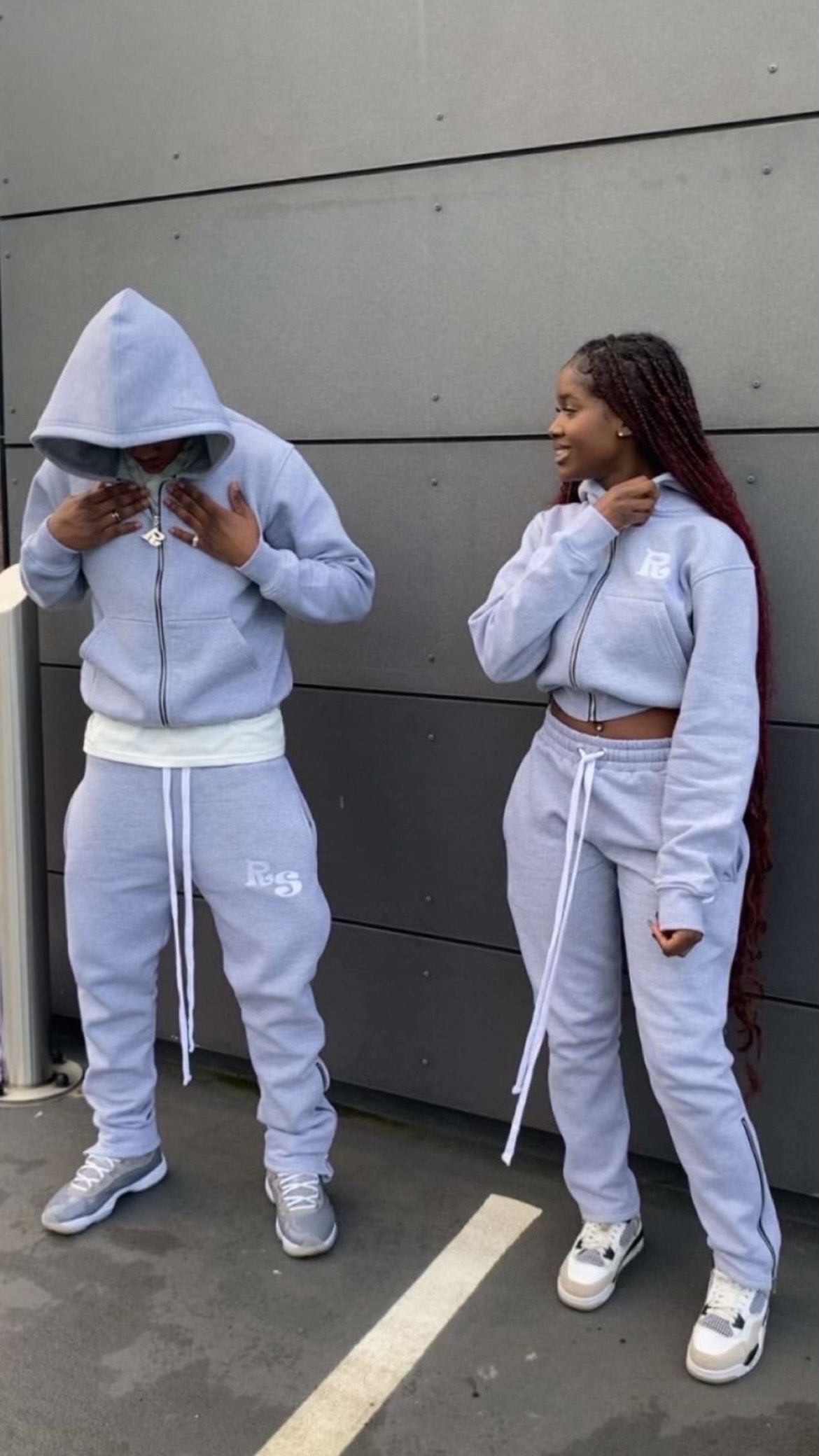 RELOAD SUMMER HOODIE ZIPPER "GREY" FEMALE