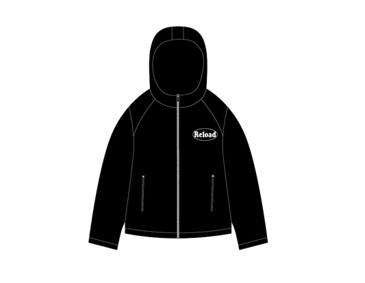 RELOAD REFLECTIVE SHELL WINDBREAKER “BLACK”